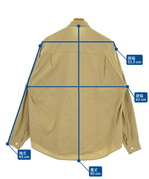 AURALEE（オーラリー）カジュアルシャツ ベージュ サイズ:4(M位) メンズ/2200645879162