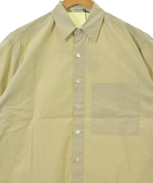 AURALEE（オーラリー）カジュアルシャツ ベージュ サイズ:3(S位) メンズ/2200650435032