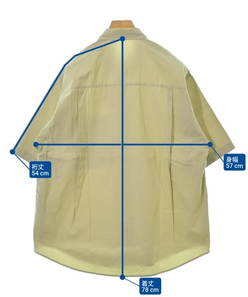 AURALEE（オーラリー）カジュアルシャツ ベージュ サイズ:3(S位) メンズ/2200650435032