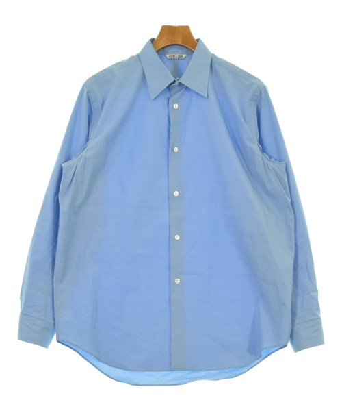 AURALEE(オーラリー)カジュアルシャツ 青 サイズ:3(S位)/2200654215036