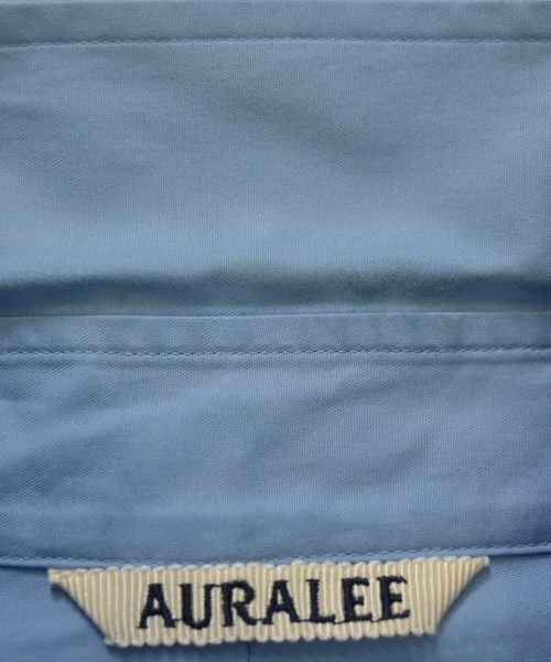 AURALEE（オーラリー）カジュアルシャツ 青 サイズ:3(S位) メンズ/2200654215036