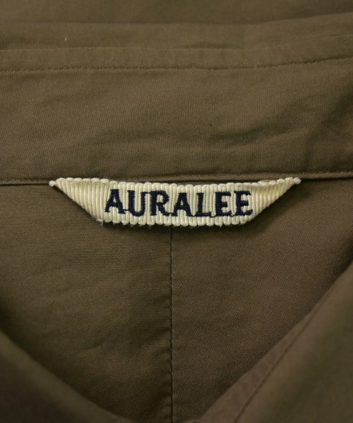 AURALEE（オーラリー）カジュアルシャツ 茶 サイズ:3(S位) メンズ/2200654215043
