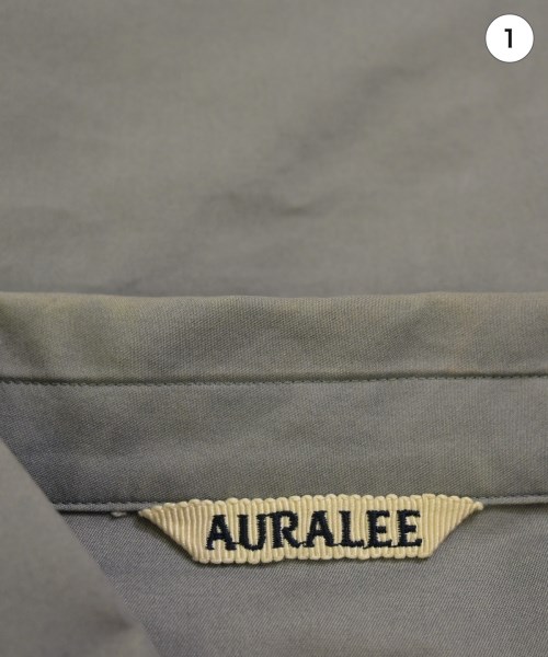 AURALEE（オーラリー）カジュアルシャツ グレー サイズ:4(M位) メンズ/2200646378107