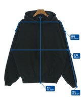 AURALEE（オーラリー）パーカー 黒 サイズ:4(M位) メンズ/2200653368016