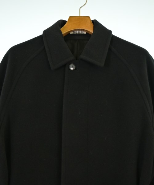 AURALEE（オーラリー）ステンカラーコート 黒 サイズ:3(S位) メンズ/2200654490020