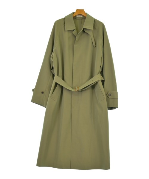 AURALEE(オーラリー)ステンカラーコート カーキ サイズ:5(L位)/2200654505014