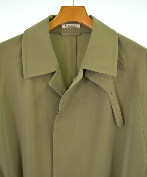 AURALEE（オーラリー）ステンカラーコート カーキ サイズ:5(L位) メンズ/2200654505014