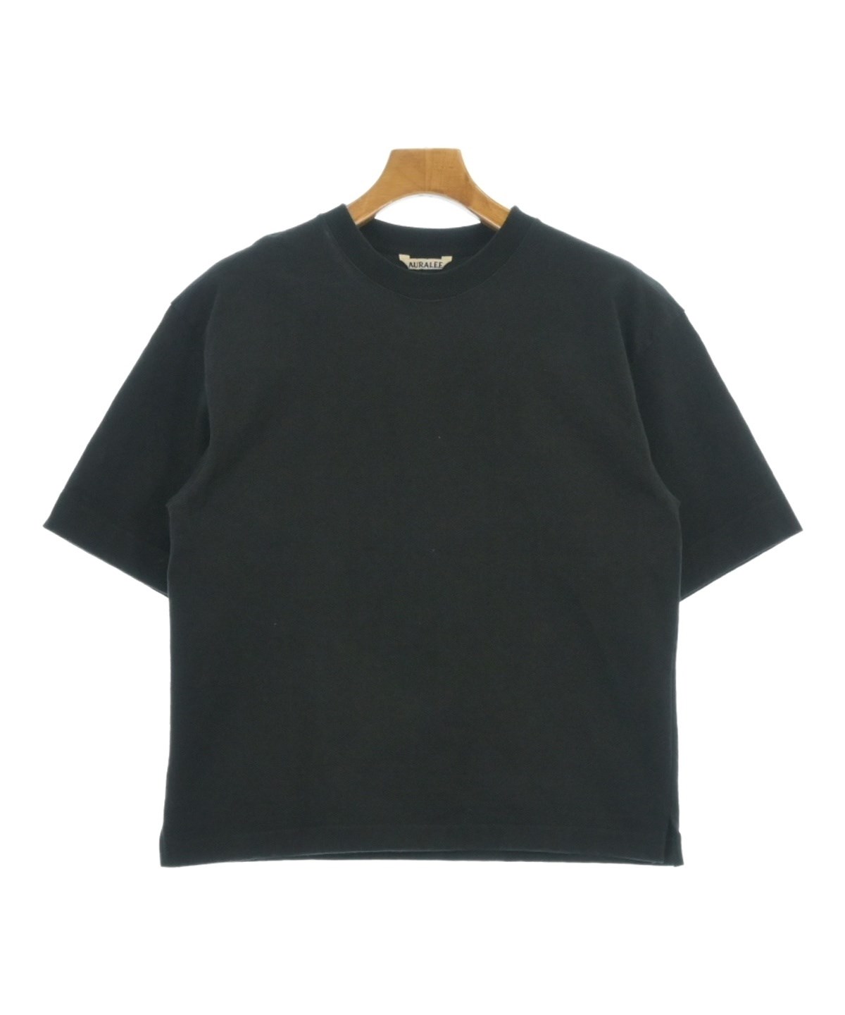 AURALEEブラックカットソー AURALEE（オーラリー）Tシャツ・カットソー 黒 サイズ:1(XXS位) メンズ