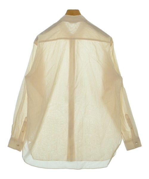 AURALEE クリーム色 長袖シャツ 新品 AURALEE（オーラリー）カジュアルシャツ ベージュ サイズ:5(L位