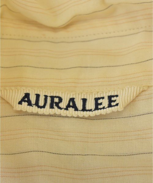 AURALEE（オーラリー）カジュアルシャツ ベージュ サイズ:5(L位