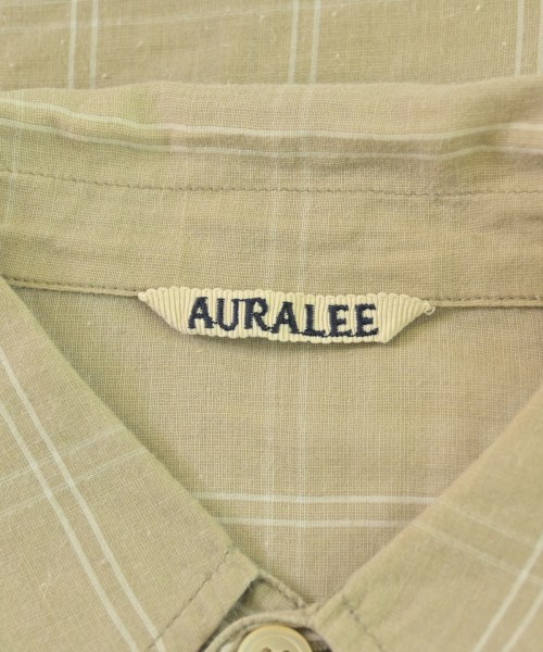 AURALEE（オーラリー）カジュアルシャツ ベージュ サイズ:4(M位) メンズ/2200700964062