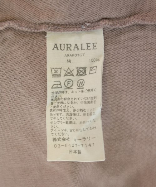 AURALEE（オーラリー）Tシャツ・カットソー ピンク サイズ:3(S位) メンズ/2200702683077