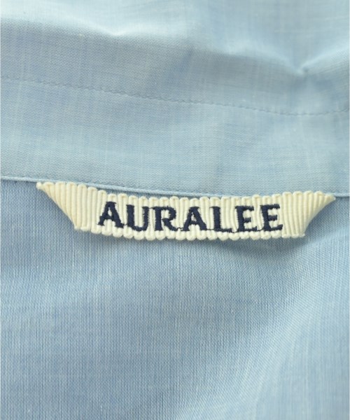 AURALEE（オーラリー）カジュアルシャツ 青 サイズ:3(S位) メンズ/2200705061025