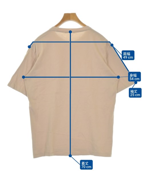 AURALEE Tシャツ サイズ4 ライトベージュ AURALEE（オーラリー）Tシャツ・カットソー ベージュ サイズ:4(M位