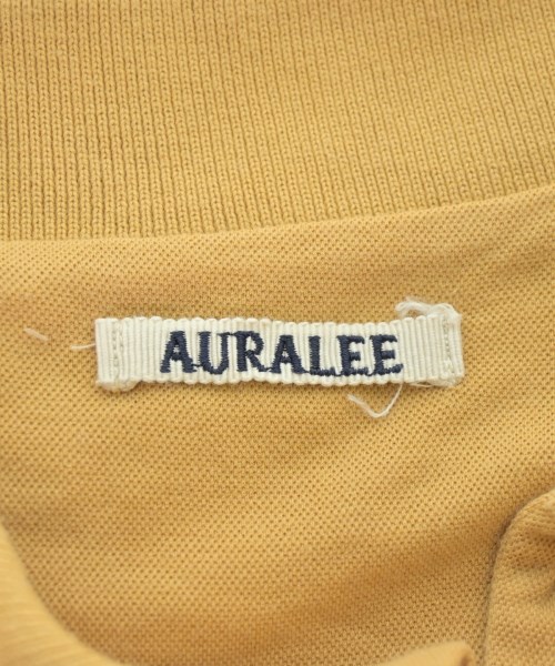 AURALEE（オーラリー）ポロシャツ 黄 サイズ:3(S位) メンズ/2200702465048