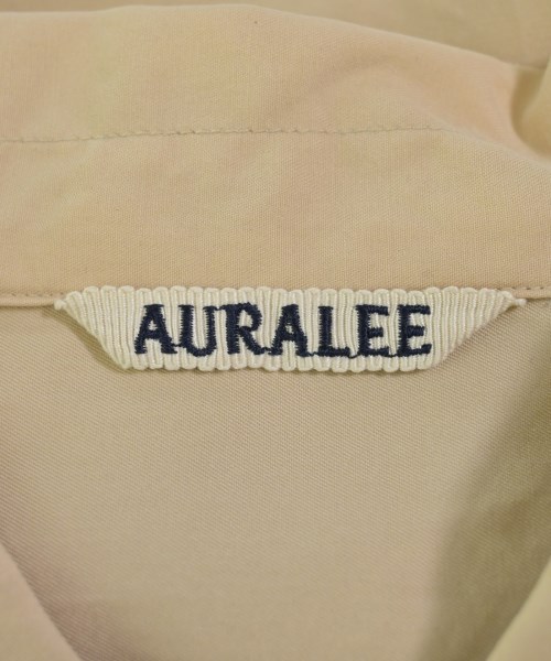 AURALEE（オーラリー）カジュアルシャツ ベージュ サイズ:4(M位) メンズ/2200702465086