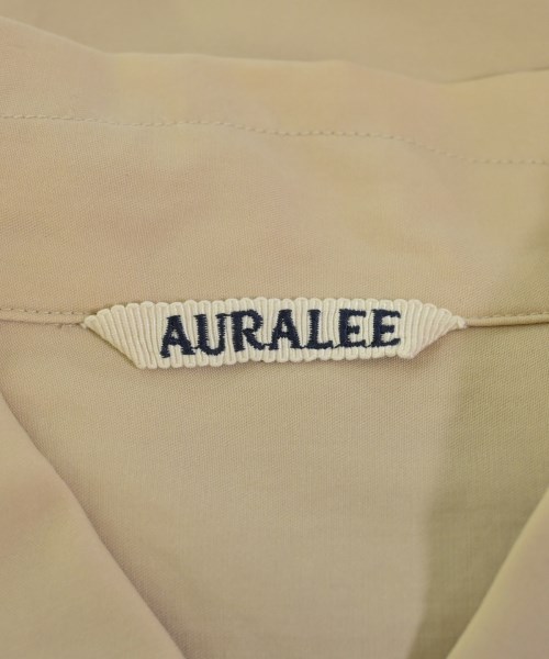 AURALEE（オーラリー）カジュアルシャツ ベージュ サイズ:4(M位) メンズ/2200702465093
