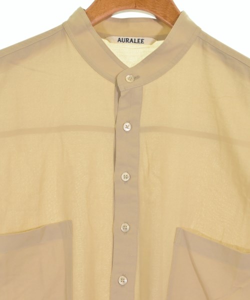 AURALEE（オーラリー）カジュアルシャツ ベージュ サイズ:3(S位) メンズ/2200702465109