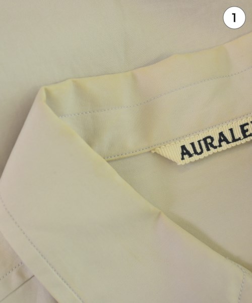 AURALEE（オーラリー）カジュアルシャツ ピンク サイズ:3(S位) メンズ/2200706131024