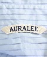 AURALEE（オーラリー）カジュアルシャツ 青 サイズ:3(S位) メンズ/2200707061030