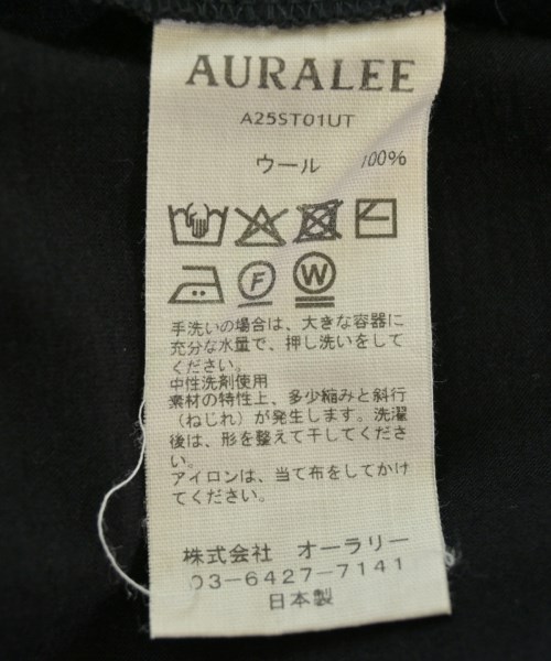 AURALEE（オーラリー）Tシャツ・カットソー 黒 サイズ:5(L位) メンズ/2200708978061