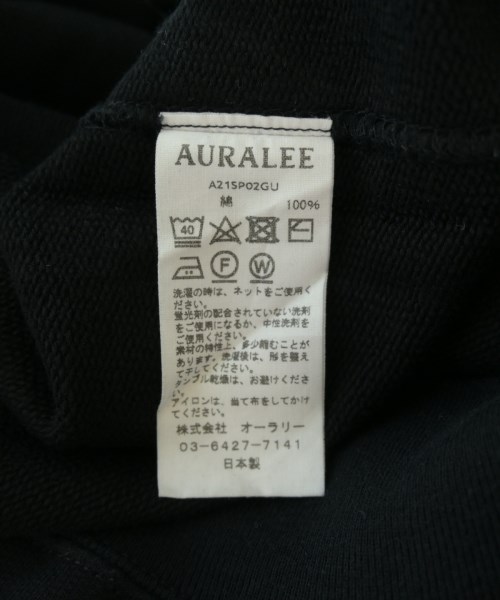 AURALEE（オーラリー）スウェット 黒 サイズ:3(S位) メンズ/2200706977035