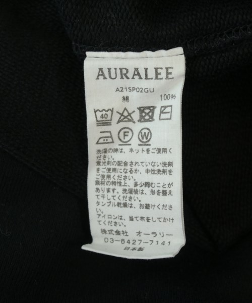 AURALEE（オーラリー）スウェット 黒 サイズ:3(S位) メンズ/2200706977042