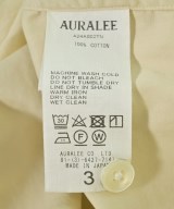 AURALEE（オーラリー）カジュアルシャツ 黄 サイズ:3(S位) メンズ/2200709648048