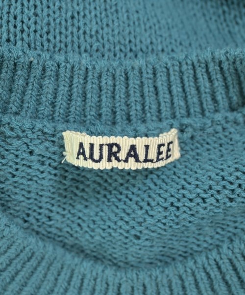 AURALEE（オーラリー）ニット・セーター 青 サイズ:3(S位) メンズ/2200707856100
