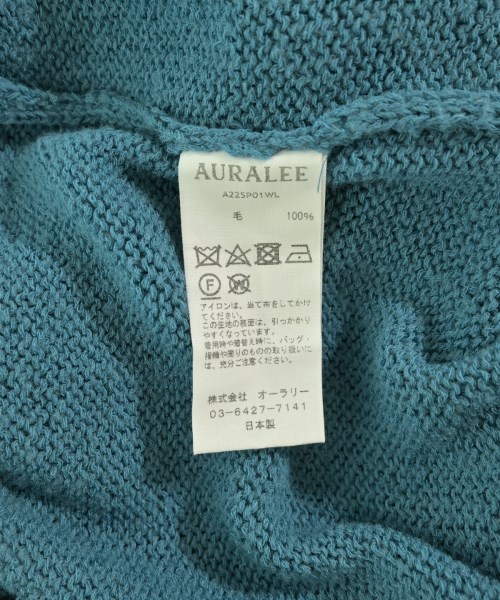 AURALEE（オーラリー）ニット・セーター 青 サイズ:3(S位) メンズ/2200707856100