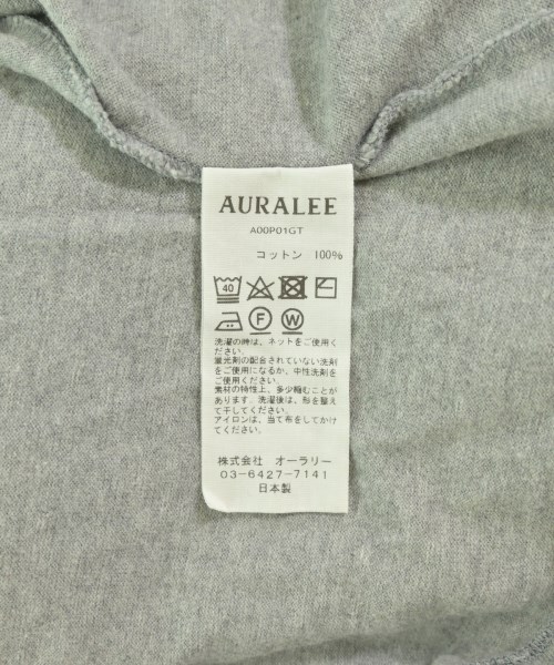 AURALEE（オーラリー）Tシャツ・カットソー グレー サイズ:3(S位) メンズ/2200708915158