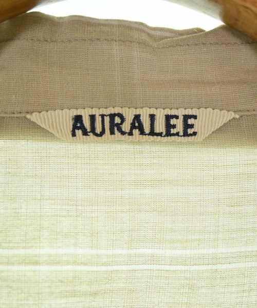 AURALEE（オーラリー）カジュアルシャツ ベージュ サイズ:4(M位) メンズ/2200710432049