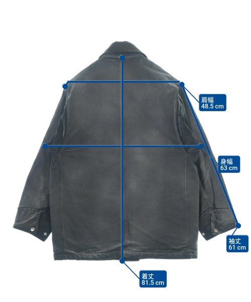 AURALEE（オーラリー）カバーオール グレー サイズ:3(S位) メンズ/2200662486015