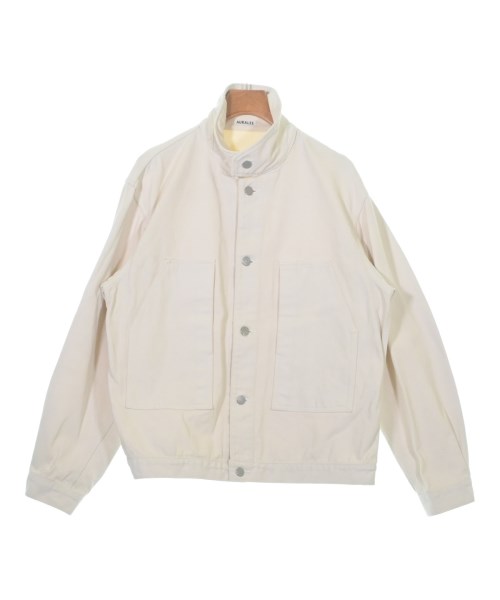 AURALEE(オーラリー)デニムジャケット 白 サイズ:5(L位)/2200662536321