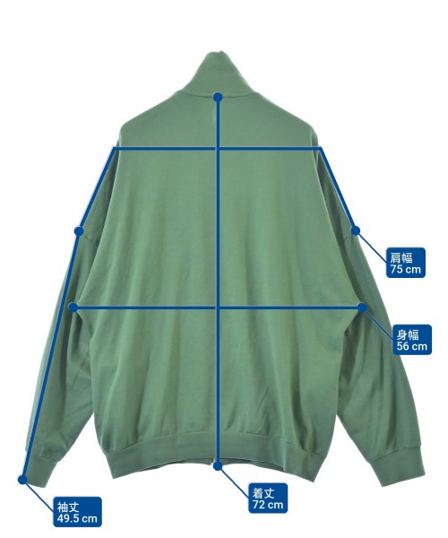 AURALEE（オーラリー）ブルゾン 緑 サイズ:3(S位) メンズ/2200663884018