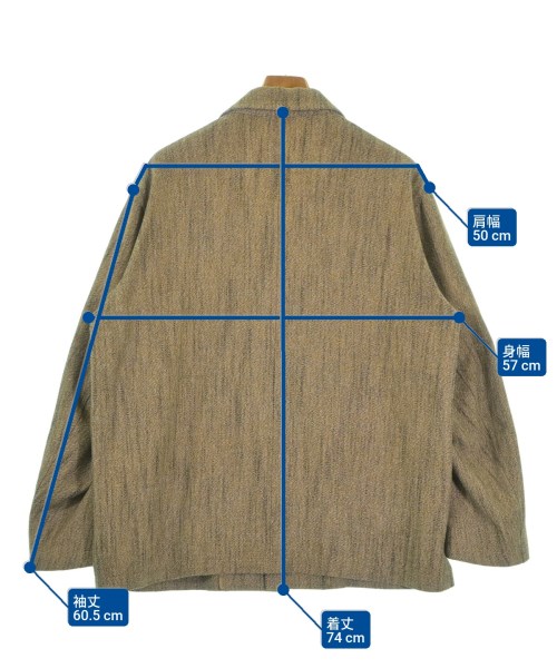 AURALEE（オーラリー）カジュアルジャケット ベージュ サイズ:4(M位) メンズ/2200664015046