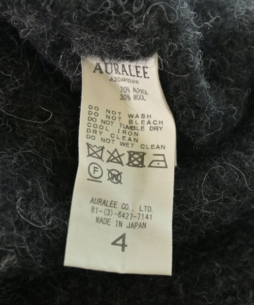 AURALEE（オーラリー）ニット・セーター グレー サイズ:4(XL位) メンズ/2200660314037