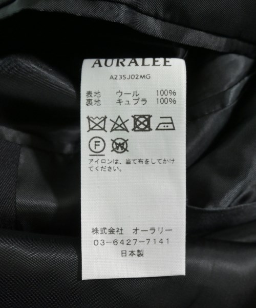 AURALEE（オーラリー）ジャケット 黒 サイズ:5(L位) メンズ/2200660611020