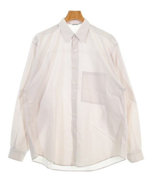 AURALEE(オーラリー)カジュアルシャツ ピンク サイズ:4(M位)/2200664592059