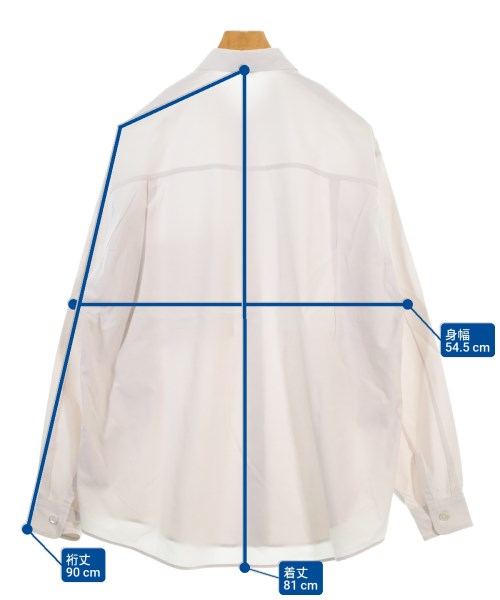 AURALEE（オーラリー）カジュアルシャツ ピンク サイズ:4(M位) メンズ/2200664592059