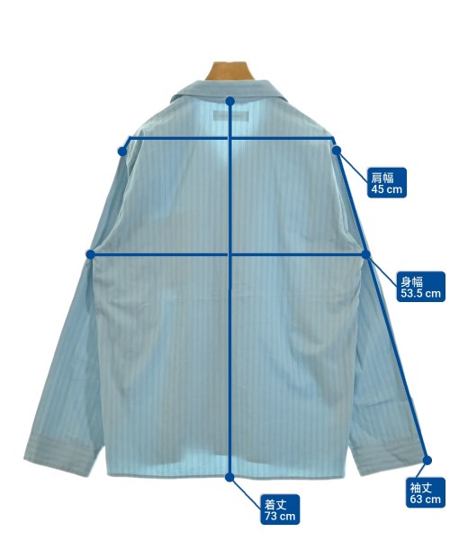 AURALEE（オーラリー）カジュアルシャツ 青 サイズ:S メンズ/2200662951186