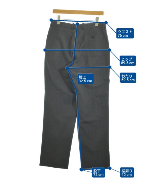 AURALEE（オーラリー）スラックス グレー サイズ:4(M位) メンズ/2200665057229