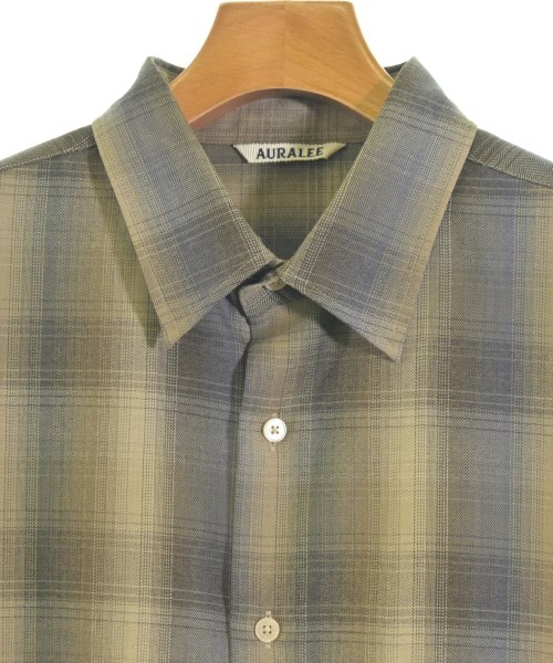 AURALEE（オーラリー）カジュアルシャツ 茶 サイズ:5(L位) メンズ/2200664182113