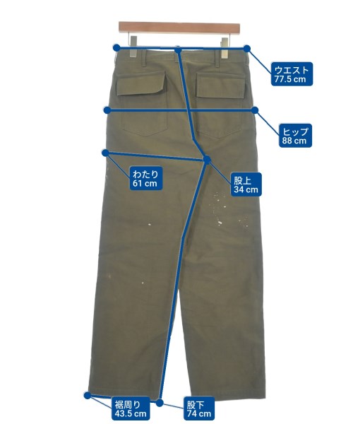 AURALEE（オーラリー）その他 カーキ サイズ:3(S位) メンズ/2200665521010