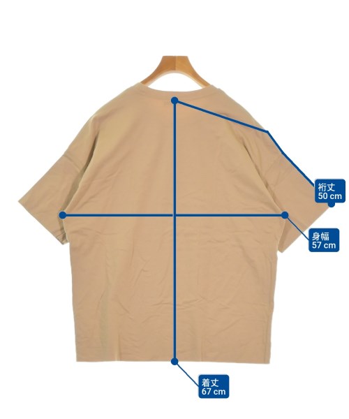 AURALEE（オーラリー）Tシャツ・カットソー ベージュ サイズ:3(S位) メンズ/2200663245055