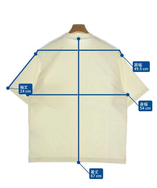 AURALEE（オーラリー）Tシャツ・カットソー 白 サイズ:3(S位) メンズ/2200666605047