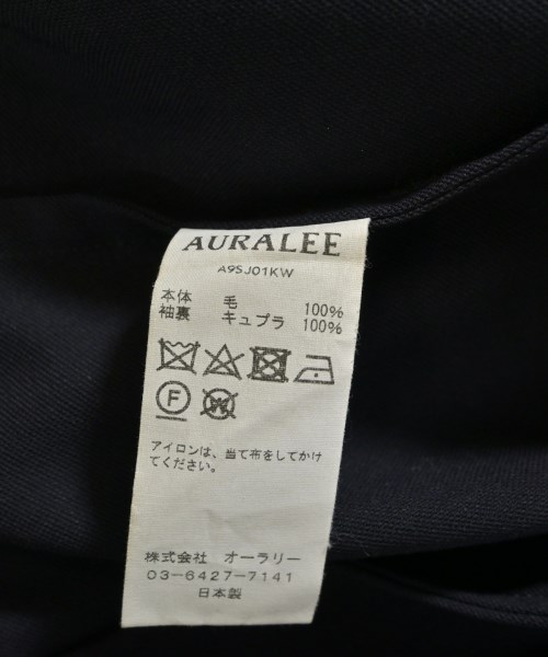 AURALEE（オーラリー）カジュアルジャケット 紺 サイズ:3(S位) メンズ/2200666756015