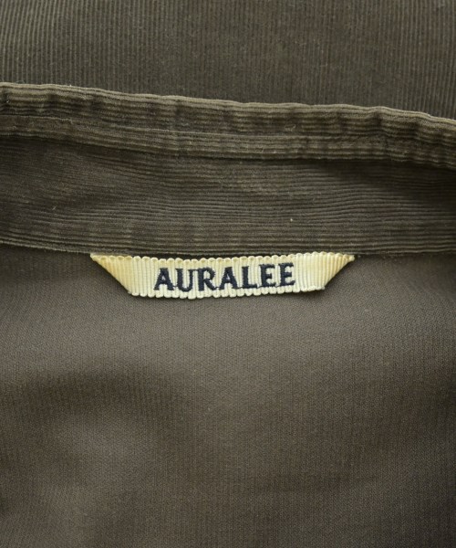 AURALEE（オーラリー）カジュアルシャツ 茶 サイズ:4(M位) メンズ/2200667195028