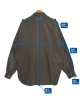 AURALEE（オーラリー）カジュアルシャツ 茶 サイズ:4(M位) メンズ/2200667195028