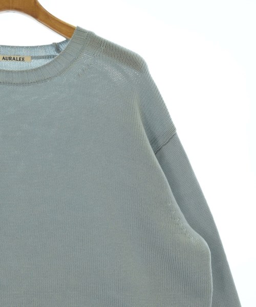 AURALEE（オーラリー）ニット・セーター 青 サイズ:5(L位) メンズ/2200663678020